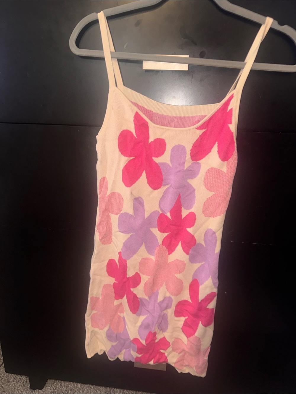 SHEIN Pink & Lavender Floral Mini Dress